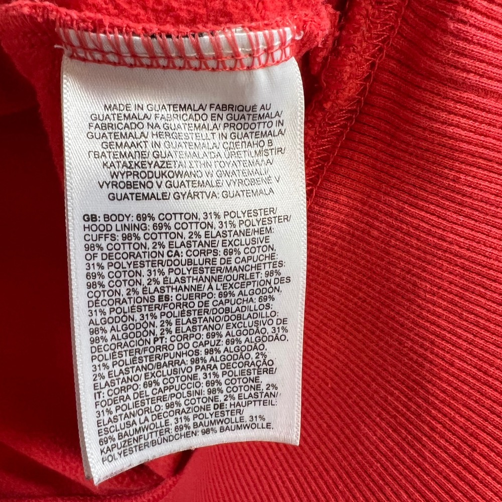 The North Face Mens Red Box Logo Never Stop Exploring Pullover Hoodie Size M - Picture 10 of 14